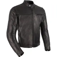Oxford Walton 2.0 Leather Jacket Noir M Homme