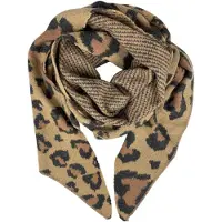 Kumixi Écharpe 'Leo' beige foncé