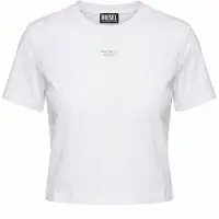 Diesel T-shirt 'T-REG-CR-1 CROPPED' blanc