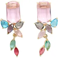 Avant Garde Boucles d'oreilles 'Sofiata' rose