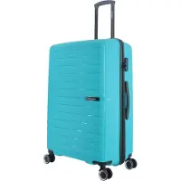 Saxoline Valise Fiesta en polypropylène robuste, couleur turquoise, taille unique