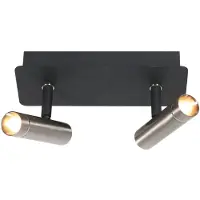Steinhauer - applique murale - Lumo - acier - métal - lampe de lit - LED - 4851ST