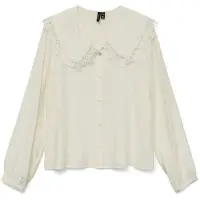 Vero Moda Urli Long Sleeve Shirt Beige L Femme