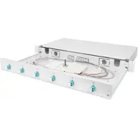 Digitus DN-96330/3 LWL Spleißbox, bestückt, LC, OM3