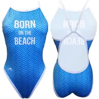 Turbo Revolution Born On The Beach Swimsuit Bleu L Femme