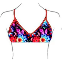 Turbo Mare Bikini Top Multicolore 5-6 Years Fille
