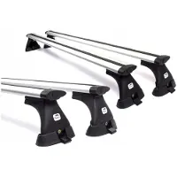 Amos Porte-bagages de toit pour Toyota Corolla (E12 ; E13) ; modèle IX, berline 5 portes, années de fabrication 2000-2002