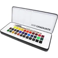 Adlibris Graduate Ensemble de peintures à l'aquarelle 38 pièces