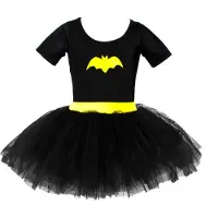 Den Goda Fen Batgirl Child Costume Noir 4-6 Years Enfants