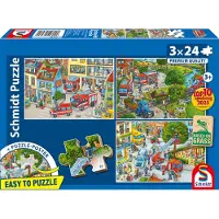 Schmidt Spiele 56580, 24 pièces, Ville, 3 ans/ans