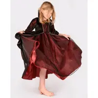 Den Goda Fen Déguisement - Robe de vampire - Rouge/Noir - - 6-8 ans (116-128) - Costumes