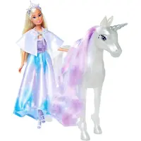 Steffi Love Poupée Steffi Love Fantasy Unicorn Prinzesinn avec licorne 105733994