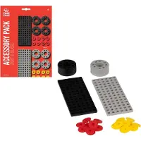 Plus plus Kit d'accessoires avec roues, gris/noir