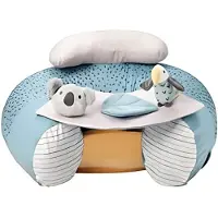 Nuby Siège de sol Pingouin avec plateau pratique et jouets Animaux de la jungle One Size
