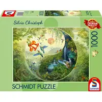 Schmidt Spiele GmbH PU1000T. S. Christoph Yin & Yang Dans la forêt des colibris Autres