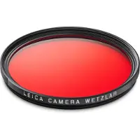 Leica Slim Filtre 19696 rouge E49 noir