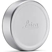 Leica 19660 Bouchon d'objectif Q, E49, aluminium, finition anodisée argent