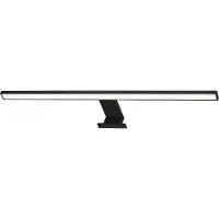 Briloner Lampe LED pour miroir Lampe pour miroir IP44 8 W Noir Métal-plastique