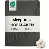 Dreamhouse Drap-housse Jersey Stretch - 100% coton - 160/180x200 - Anthracite