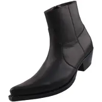 Sendra Herren Stiefelette 5200 Schwarz