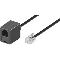 Pro Câble d'extension RJ11 - 6 mètres - Noir -