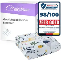 Nivion Couverture lestée pour enfants 100 % coton, collection « Safari » - 2,5 kg / 90 x 120 cm - Couverture lestée