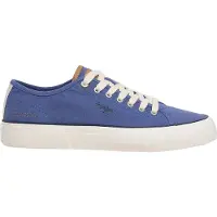 Pepe Jeans pour homme. PMS300016 Trainers Taylor Match blue (43), Bleu, Plat, Lacets, Casuel, Synthétique