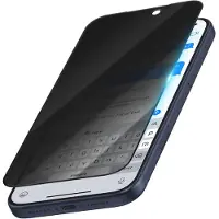 Tactical 5D Blickschutz (1 pcs, Apple iPhone 17 Pro Max), Téléphone portable : film de protection, Transparent, Noir