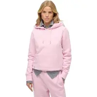 Superdry pour femme. W2012667A Sweat à capuche Essential Logo Emb rose (XXS), Casuel, Coton, Manche longue
