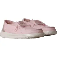 HEY DUDE Mocassin à lacets - - Wendy Y Sparkle Surprise - Rose Sparkle - Enfant - Tige textile