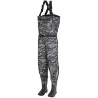 Kinetic CAMORUSH BOOTFOOT, pointure 46-47/11-11,5, semelles crantées, couleur gris camouflage