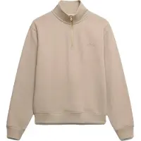 Superdry pour femme. W2012666A Sweat Essential Logo vert (XS), Casuel, Coton, Taupe