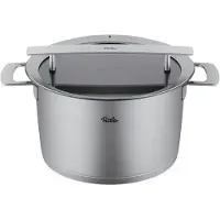 Fissler Phi Collection 016-103-24-000-0 casserole à soupe, 24 cm, 6.5L, couvercle en verre