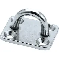 Talamex Eye Plate 5 Units Argenté 50 x 40 mm