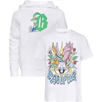 Mister tee Set Bugs Bunny Hoodie Blanc 110-116 cm Garçon