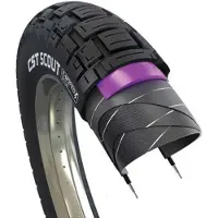 CST Scout Fat 60 Tpi 50kmh 20´´ X 4.00 Rigid Urban Tyre Noir 20´´ x 4.00