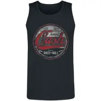 Johnny Cash Débardeur de - Rock And Roll - S - 3XL - pour Homme - noir - Taille S