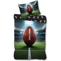 Javoli Rugby Housse de couette simple - 140 x 200 cm