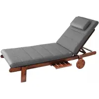Hobbygarden Coussin pour chaise longue "Alicante" 60x122x82 cm | Coussin, coussin d'assise, pour chaise de jardin |