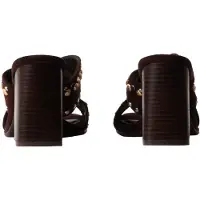 Findlay Escarpin - - Paris Caffée - Marron - Talon large - Bout ouvert