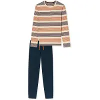 Schiesser Pyjama long 'Casual Nightwear' mélange de couleurs