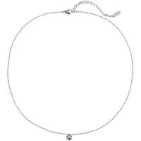 Hey Happiness Chaîne 'Heart Bold' argent