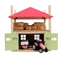 Kids Globe Grange à foin 1:32 Rose