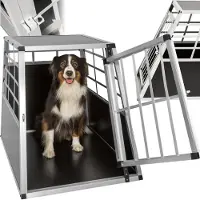 TecTake Voiture chenil chiens Banc chiensBench - voiture 400651