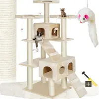 TecTake Griffoir Knuti - beige 186 cm de haut 400524