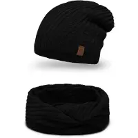 Vivisence Bonnet '7017 Set' noir