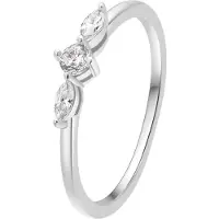 Hey Happiness Bague 'Slim Nexus' argent