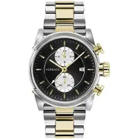 Versace Vev400519 Watch Doré,Argenté Homme