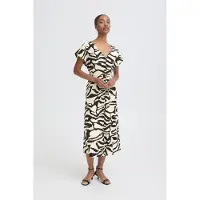 Ichi Robe 'IHLinno' beige clair / noir