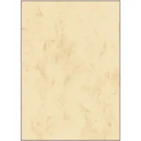 Sigel Design Paper - Parchemin - beige marbre - A4 (210 x 297 mm) - 200 g/m² - 50 feuille(s) papier